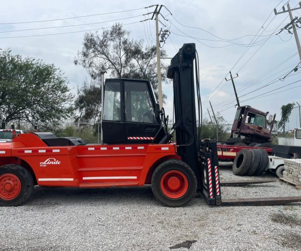 2001 LINDE H160 16‑TON H 160 DIESEL FORKLIFT PERKINS ENGINE 005